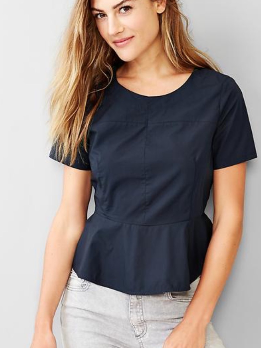 Gap women’s Peplum cotton Top 💙